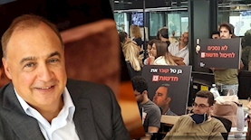 לן בלווטניק, צילום: ועד עובדי חדשות 13 ויח"צ